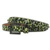 2,3" Brede Damesleren Riem met Luipaardprint en Strass Gesp - Hoge Kwaliteit, Hip Hop-Geïnspireerd Nachtclub Accessoire.