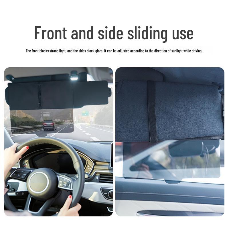 Portable Retractable Car Sun Visor: Anti-Glare, Eye Protection Model In Stock