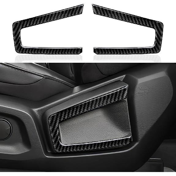 Car Carbon Fiber Dash Center Control Panel Cover Trim Interior for Ford Ranger      XLT Lariat XL Accessories