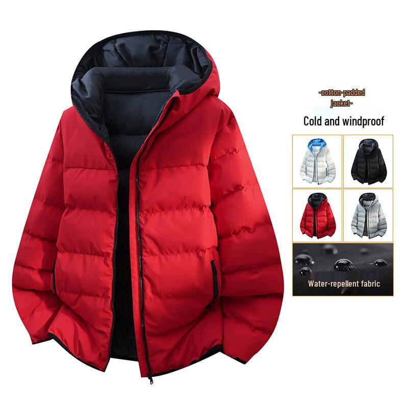 MEDE Мужская утепленная зимняя куртка с капюшоном 3XL