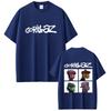 Rock Band Gorillaz Demon Days Album Graphic Tshirt Men Women Hip Hop Alternative Vintage Oversized Tshirt Male Casual T Shirts