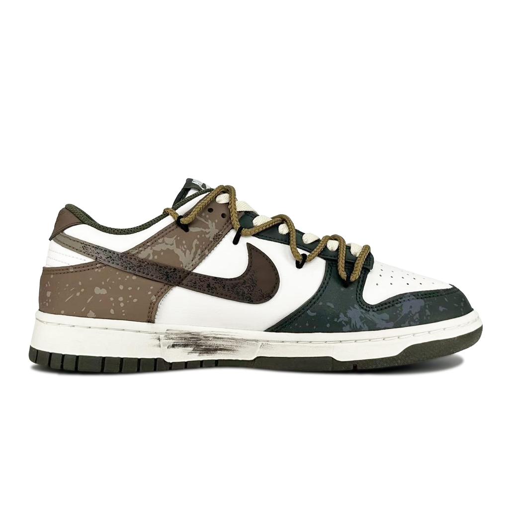 Nike Dunk Erosion, Shimmery Cat, Special Shoe Box Abrasion Resistant Low top Skateboard Shoes Unisex HF5441-102(Team79-S-BOX)