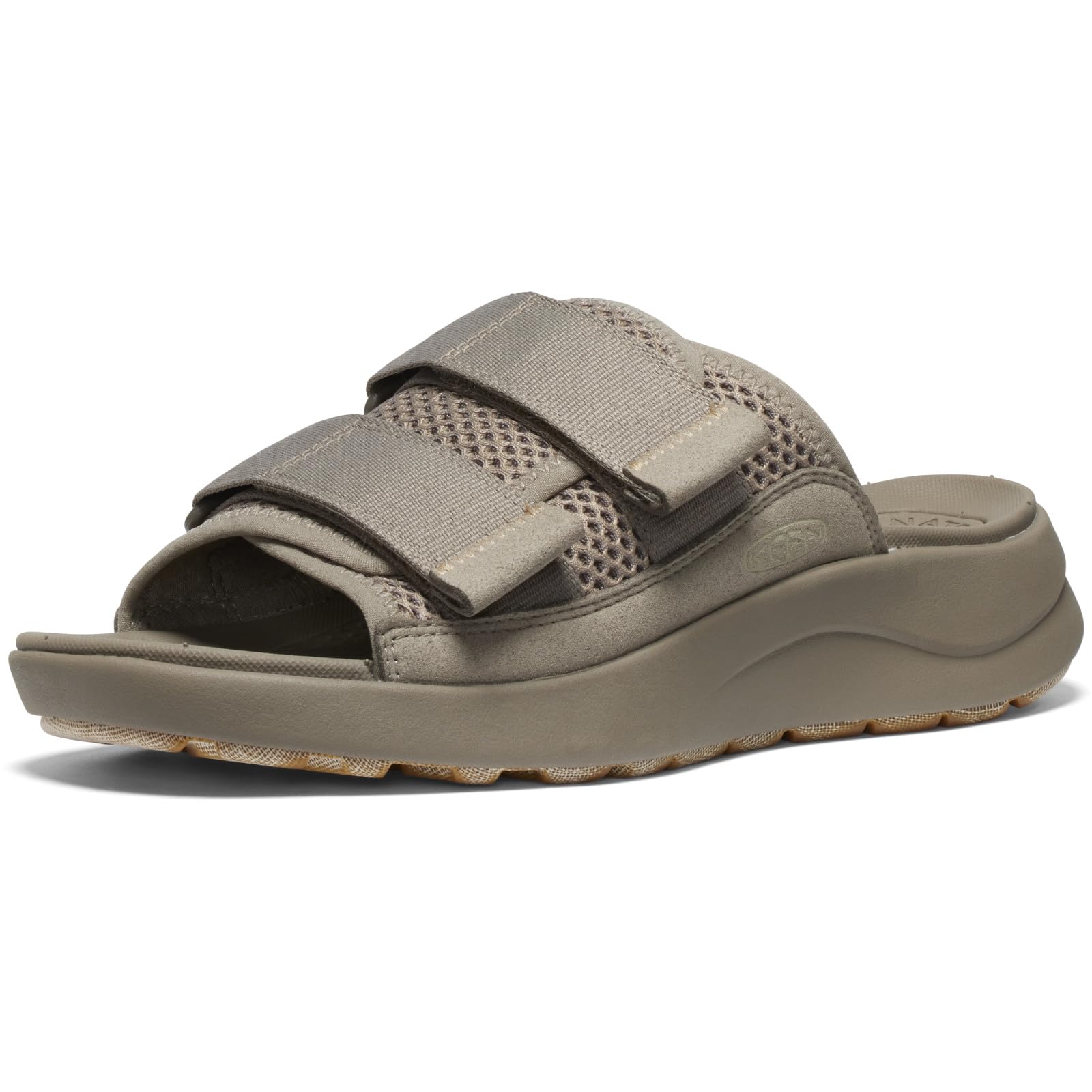 

KEEN Women s ELLE SPORT SLIDE Sandals, BRINDLE/BRINDLE, Size 24.5 cm