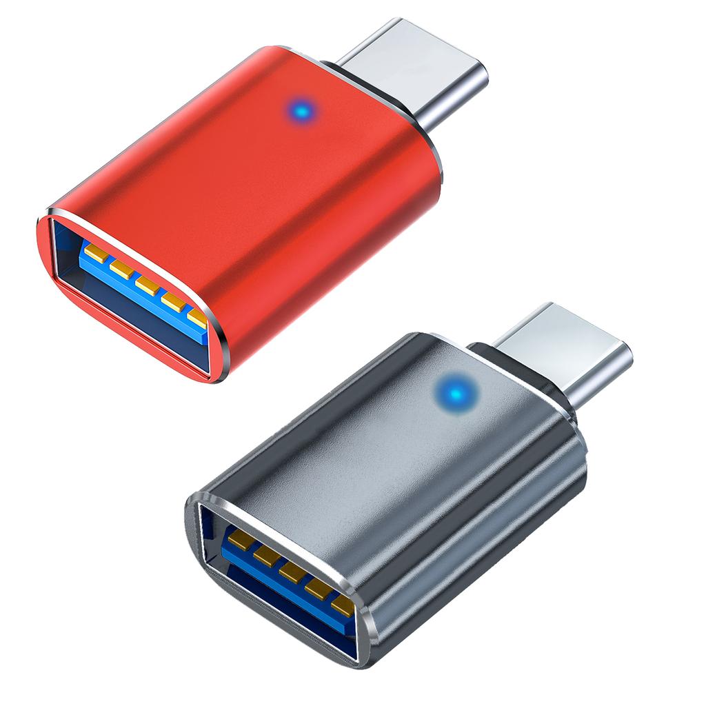 Short USB C to USB Adapter USB Type C Female to USB3.0 Male Adapter Connectors OTG Adapter for Phone Laptops