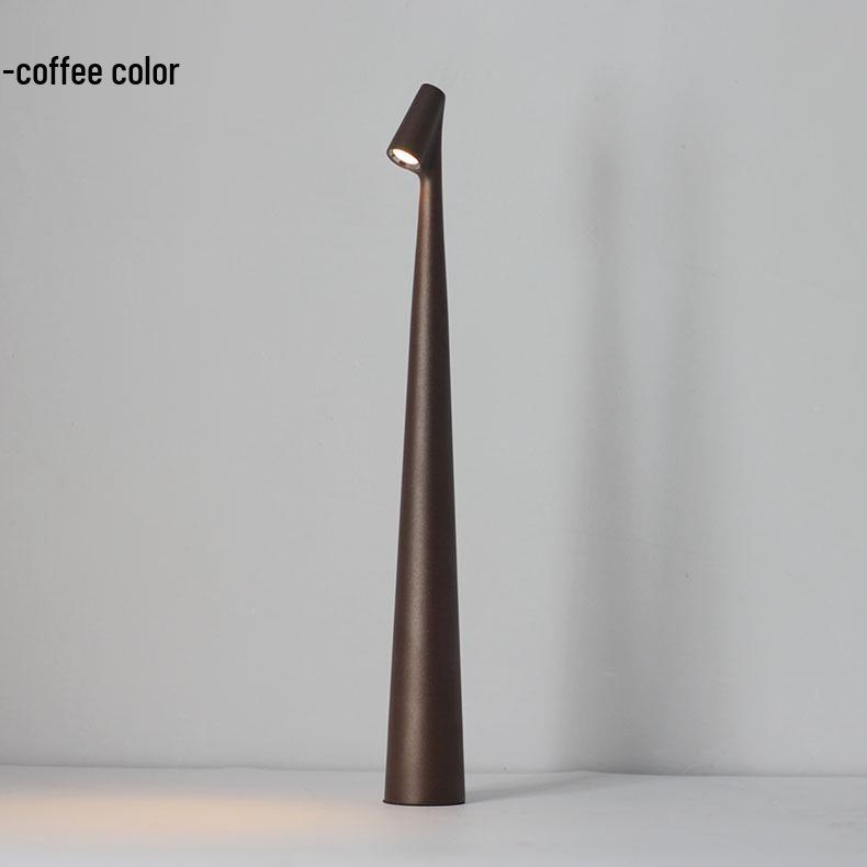 Designer Style Tall Desk Lamp: Modern Minimalist Ambient Light for Bedside or Reading