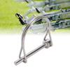 Coupler Pin 316 Stainless Steel D Type Shaft Locking Pin for Table Saw Truck Boat Trailer