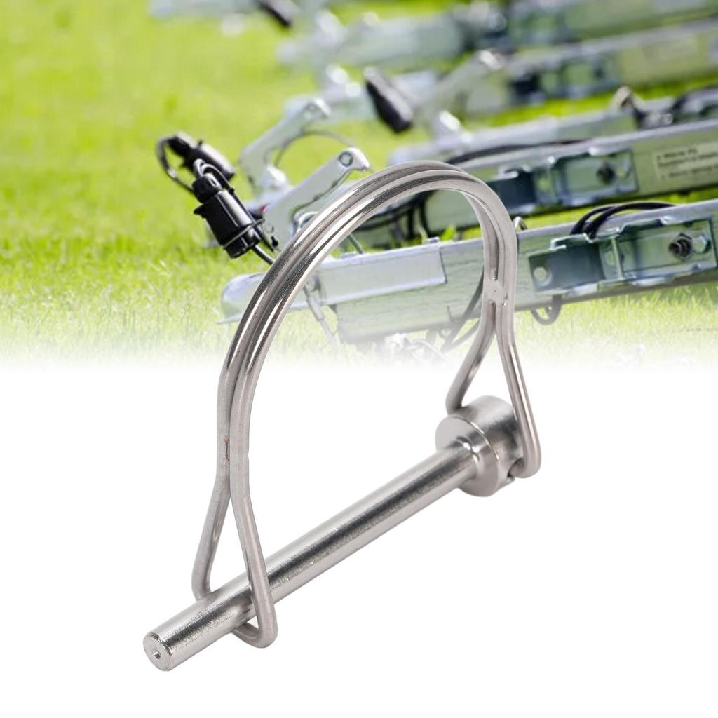 Coupler Pin 316 Stainless Steel D Type Shaft Locking Pin for Table Saw Truck Boat Trailer
