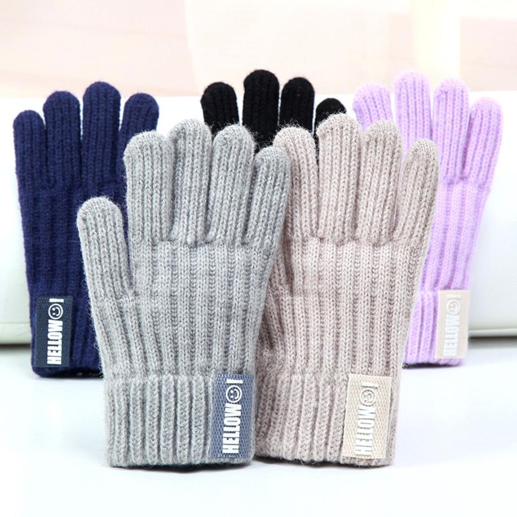 Winter Children's Gloves, Boys' Kindergarten, Elementary School Students' Baby Velvet Gloves, Medium and Large Children's Warm Gloves