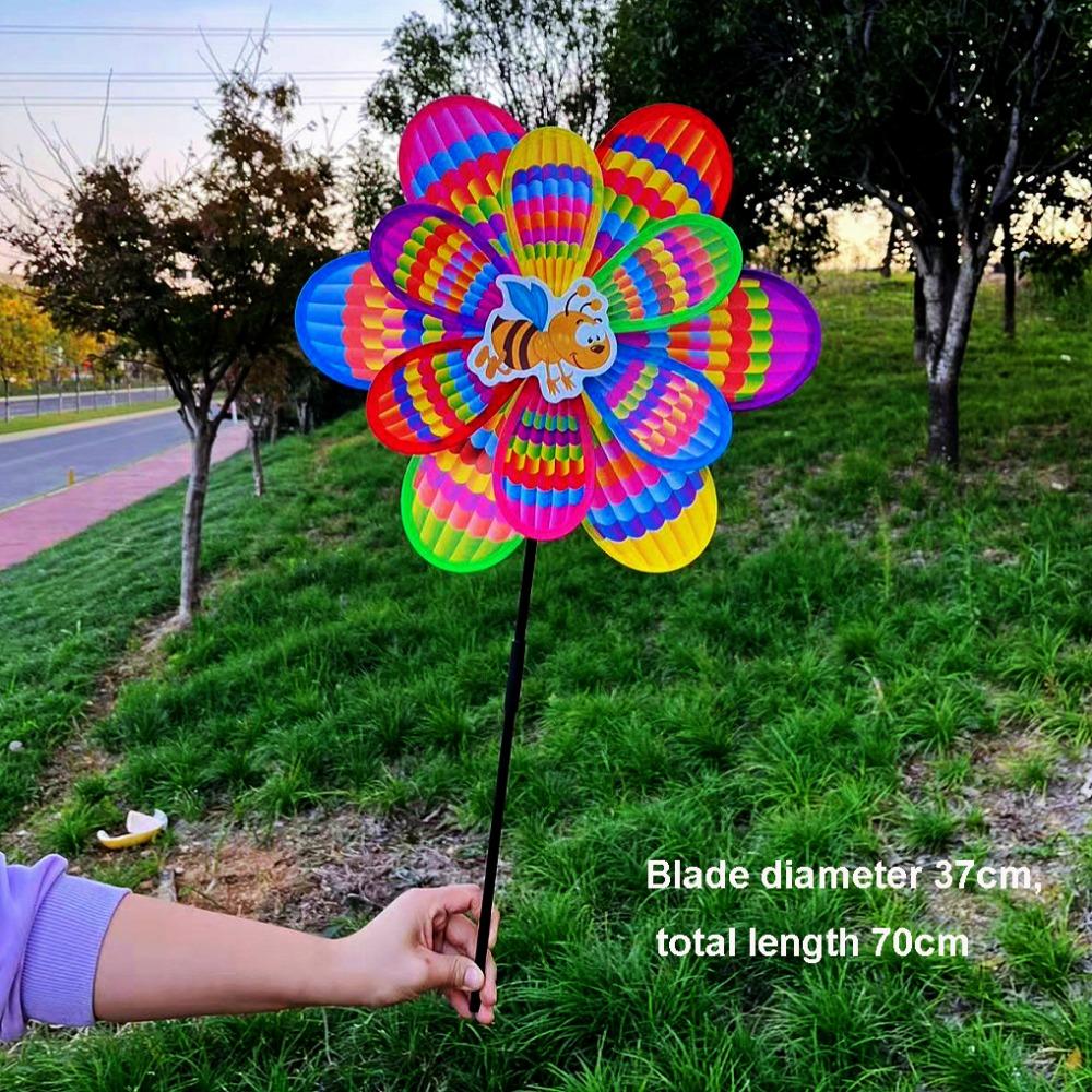 Double/Single layered Hot Air Balloon Insect Windmill  Outdoor Party Picnic Decor