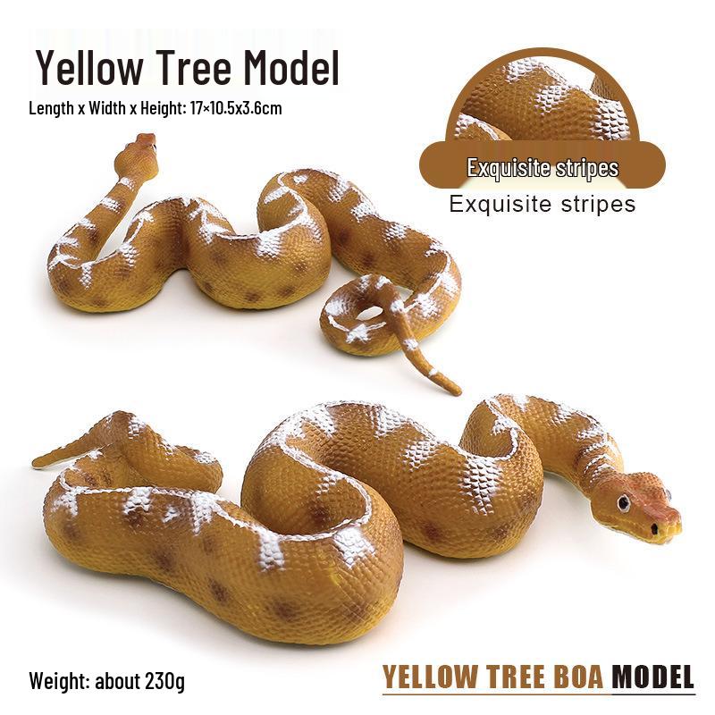 Reptile Simulation: Snake Wildlife Toy - Children's Cognitive Decor Model