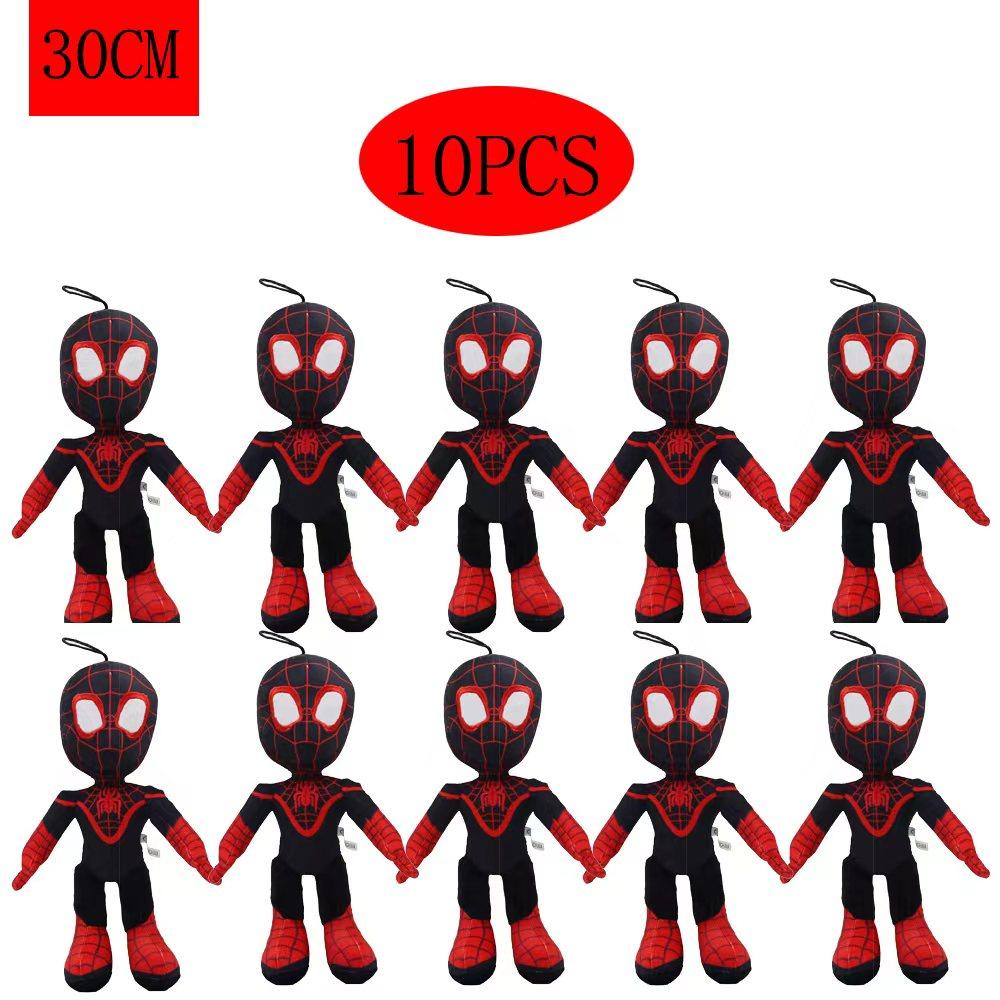 10Pcs Man Spidermaned Plush Toys Movie Dolls Marvel Avengers Soft Stuffed Hero Captain America Iron Christmas Gifts