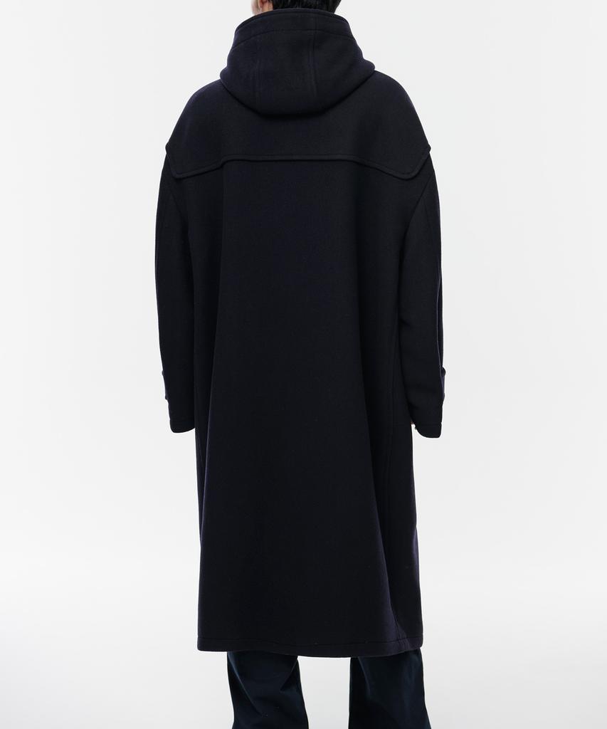 Musinsa Standard Wool Blend Extra Oversized Duffle Coat [Navy]