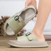 Men's summer slippers with anti slip and anti odor soft bottom casual beach beach wear suitable teenagers' sports Haken sandals