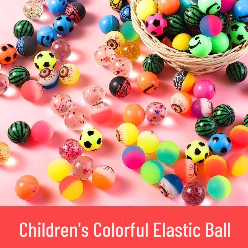 Nein. 27 Kinder Hüpfender Elastischer Ball Spielzeug - Springendes & Schwebendes Geschenk für Kindergarten