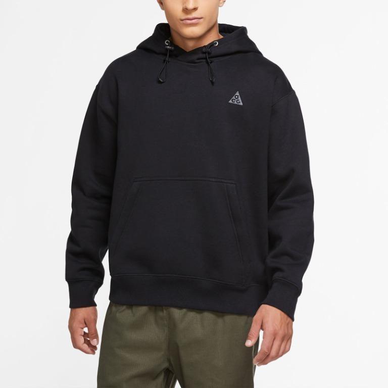 Nike ACG Sweatshirts Men's Black Hooded Moderate Regular CW4538-010