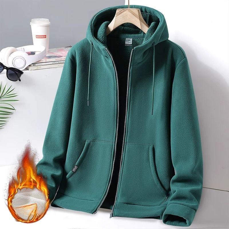 Autumn Winter Women Solid Hoodies Women Sweatshirt Jacket Breathable Leisure Walk Warm Hooded Zipper Top Lady Coat
