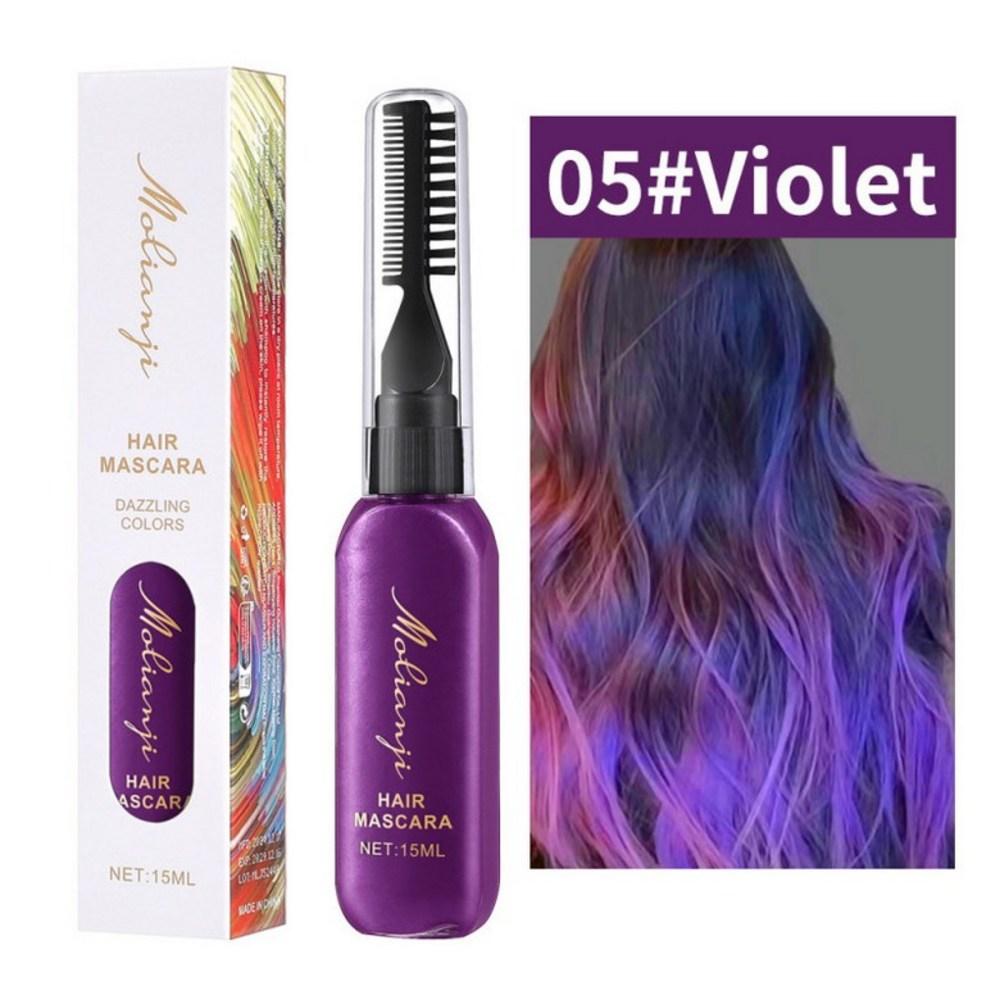 Hair Pen Disposable Temporary Dye, Partial Dye DIY Hair Chalk Gray Hair Root Cover Festival Cosplay Ring