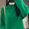 Women's Cashmere Sweater Qinghe Cashmere 30% Cashmere 70% Wool Autumn and Winter Pullover Warm and Fashionable