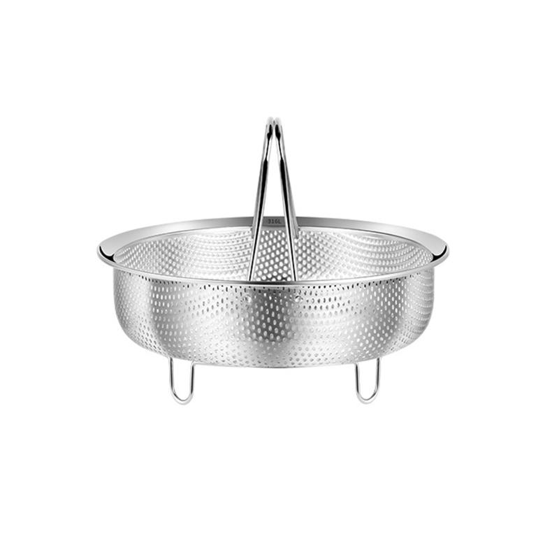Stapelbarer 304 Rostfreier Stahl Lebensmittel-Dämpfer Ungiftige Materialien Platzsparender Entwurf Dämpfwerkzeug Für Hobbyköche