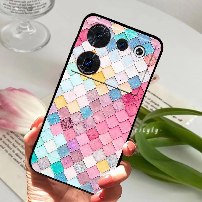 Case For ZTE Nubia Z50 Ultra Case Soft Print Silicone TPU Black Bumper Cover For ZTE Nubia Z60 Ultra Phone Back Coque z50Ultra