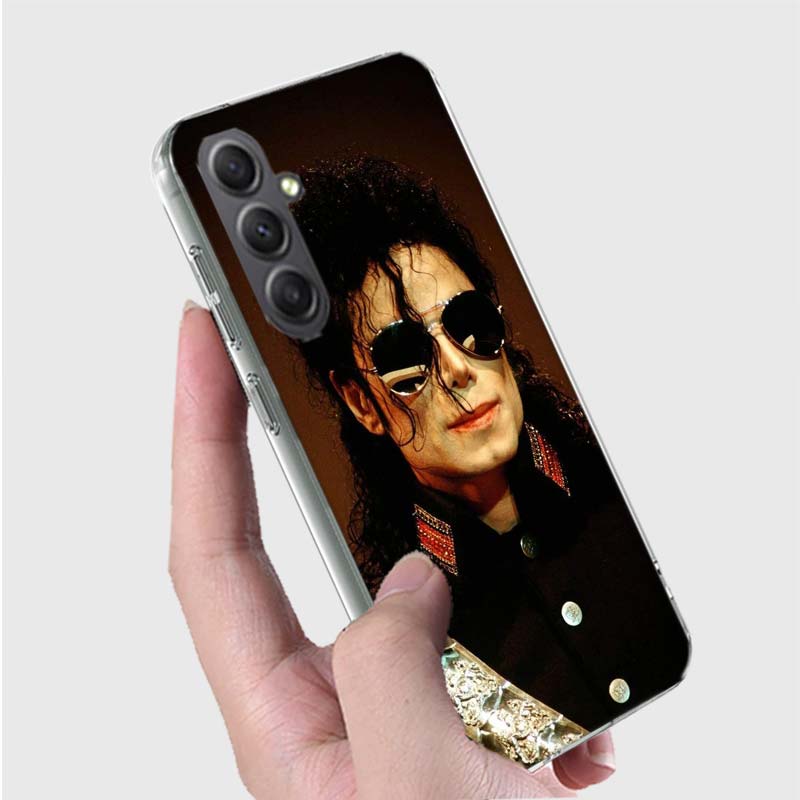 Michael Jackson Legendary Singer Phone Case for Samsung A16 A26 A36 A56 A17 A37 A57 A07 A06 A02S A03 A04S A05S Galaxy Note 20 10