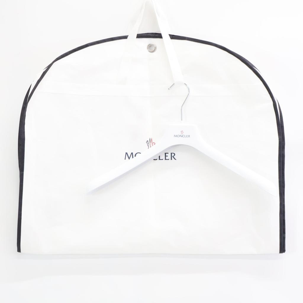 Moncler [/Domestic Regular/23 Year Made] LEO Nylon X Leather Switching Down Jacket 3 blackUsed