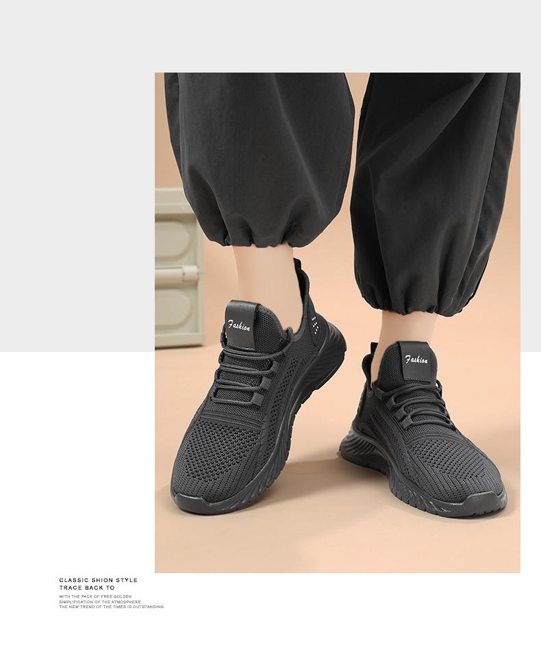 2025 Summer Flyknit Running Shoes: Trendy, Unisex Casual Sportswear