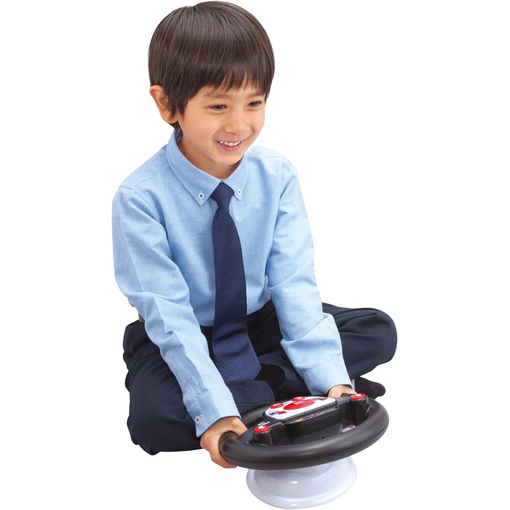 Happinet R/C Driving Patrol Car for Ages 5 and Up, Remote Control, Battery Operated, Toy Vehicle