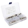 160pcs 6 Styles RV Shelf Pins Kit Nickel Shelf Support Pegs Cylindrical Pins Holder L Shaped Bracket