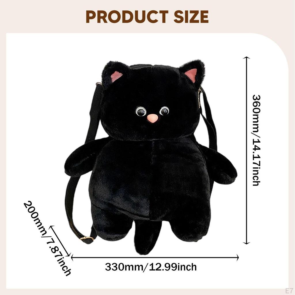 Cat Toy Backpack Birthday Gift Cute Stuffed Animal for Children