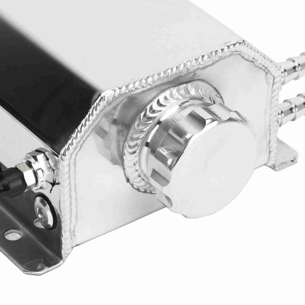 Zbiornik wyrównawczy płynu chłodzącego ze stopu aluminium o pojemności 2 l, uniwersalny zbiornik wyrównawczy chłodnicy do większości samochodów