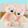 Highland White West Terrier With Scarf Plush Toy Stuffed Animal Doll Kids Gift