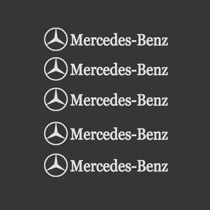 

GLC GLB 4Pcs Metal Stickers Car Emblem Badge Accessories For Mercedes Benz AMG A C E S Class W204 W205 W212 W213 W211 W220 W222