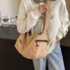 2025 Summer Versatile Solid Color Casual Shoulder Sports Bag - Lightweight Crossbody for College Students
