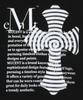 MUCENT Silke Cross Lettering Short Sleeve T-Shirt Unisex (2 Colors)