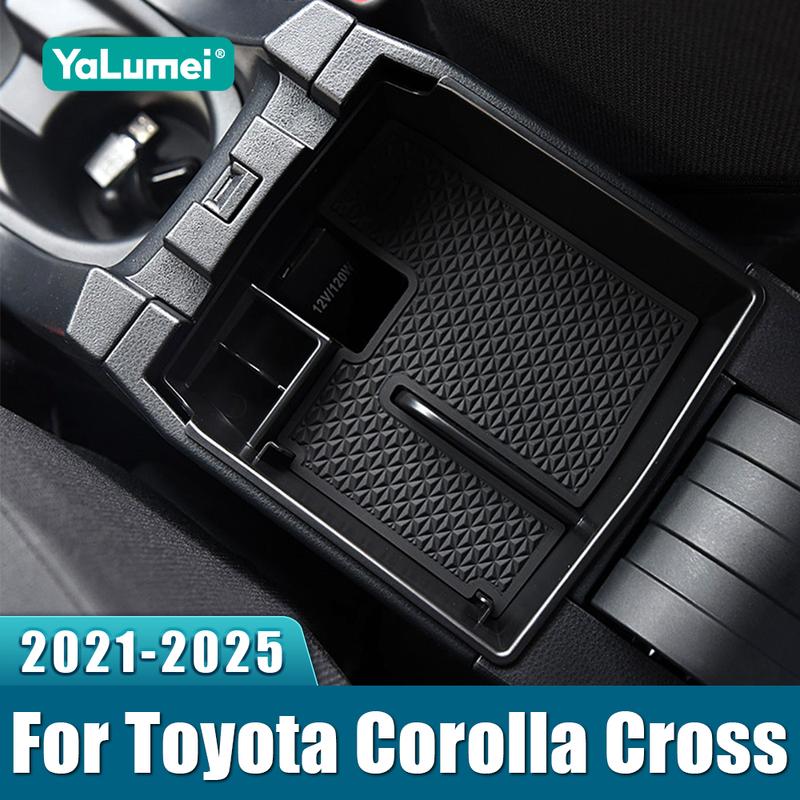 For Toyota Corolla Cross XG10    2024 2025 Car Central Console Armrest Box Storage Container Organizer Holder Tray