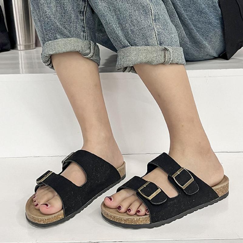 Мода Модные пляжные женские сандалии Летние туфли на плоской подошве с застежкой-молнией — фото 6