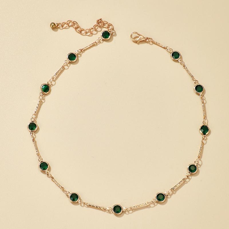 Fashion Simple Candy Color Tassel Necklace for Women Aesthetic All-match Pendant Jewelry Choker Neck Accessories Gift Chain