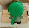 10cm Q Version Evil God Mo Ran Cotton Doll Green Short Hair Cartoon Character Plush Pendant Cute Accessories Birthday Gifts