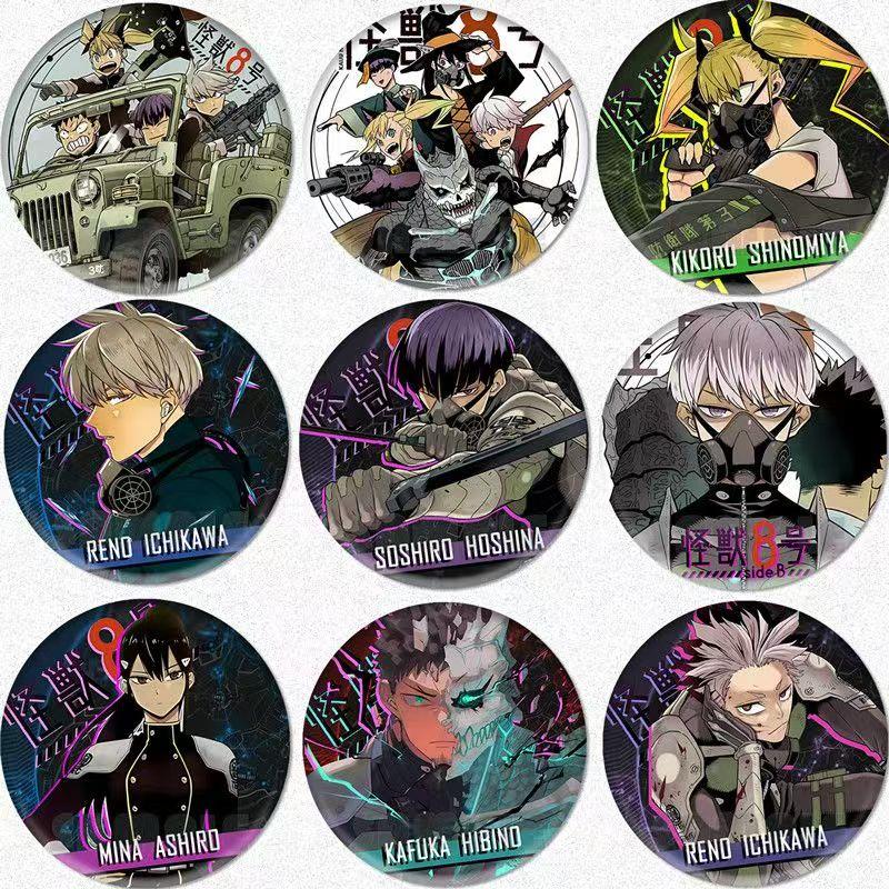 

Kaiju No.8 Badges, anime brooch, collection decoration.