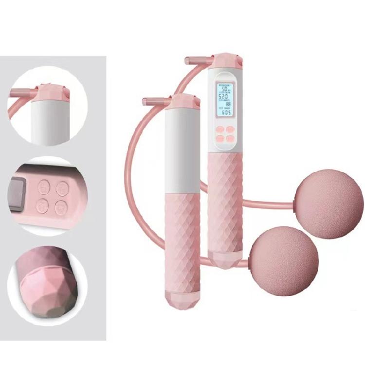 Fitness Skipping Rope with Counter Electronic Counting Jumping Rope Weighted Jump Rope Home Workout Equipment