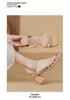 Summer Backless Chunky Heel Sandals for Women – Cross and Single Strap Open Toe with Soft Thick Sole.