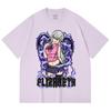 230 Gsm 100% Cotton Seven Deadly Sins V3 Elizabeth Print Unisex Heavy Cotton T Shirt