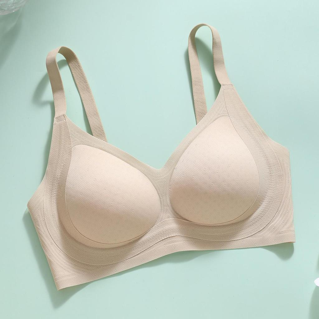 Nude Feel Seamless Jelly Soft Women's Bra - Armpit Fat Collection, Anti-Sagging, Wire-Free, Ultra-Soft, and Thin.