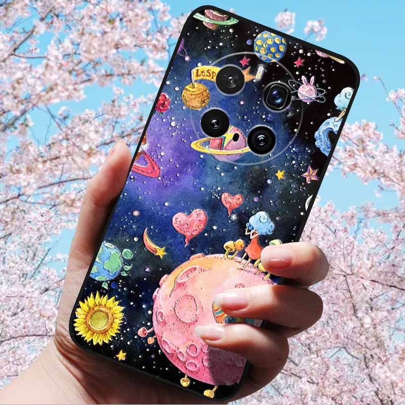For Honor Magic7 Pro / Magic7 5G Cases 3D Relief Flower Emboss Soft Silicone For Magic7 Pro Magic 7 3D Cartoon Back Cover Cases