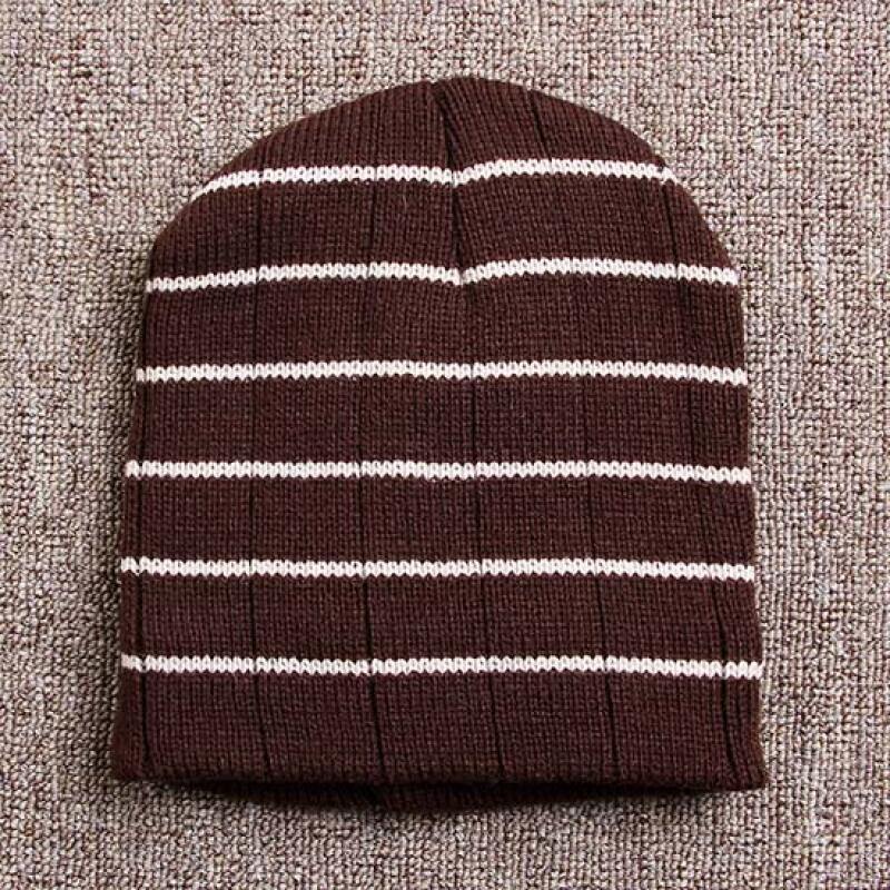 Полосатая шапка-бини (Мужской)