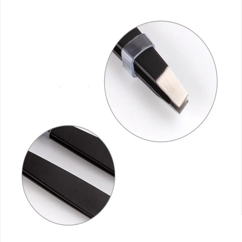 1Pcs Black Eyebrow Clipper, Eyebrow Trimming and Hair Removal, False Eyelash Clipper, Beard Removal Forceps, Beauty Tool