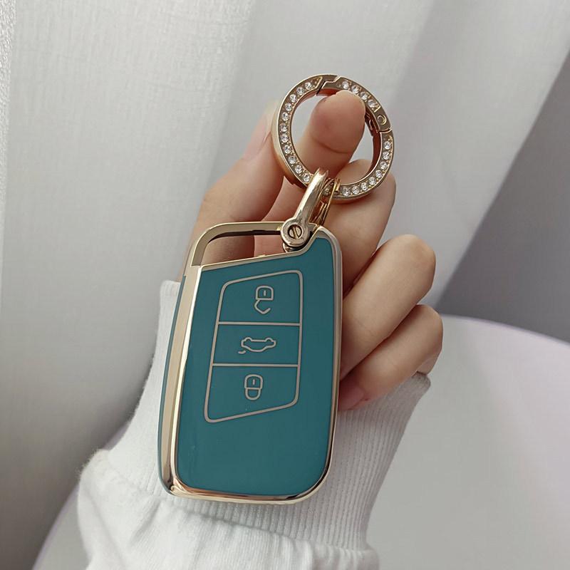 Applicable To Automobile Volkswagen Key Protective Case FAW Tanyue Langyi Golf Tiguan Premium Key Case