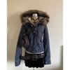 Autumn and Winter Womens Gothic Fashion American Vintage Y2K Brown Zipper Hooded Coat Fur Lined Warm Jacket Warm Casual Coats