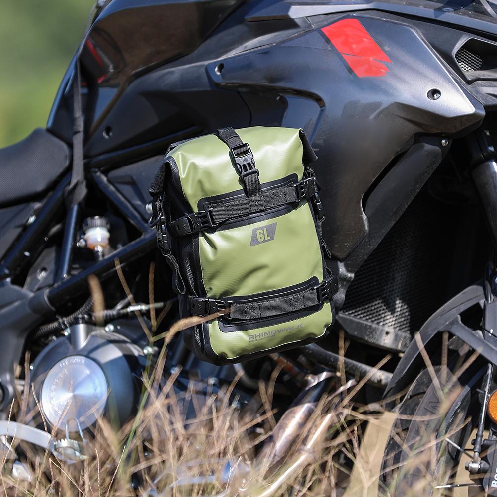 Motorcycle Bumpers Bag Waterproof 6L Motorcycle Side Frame Bag Motorcycle Crash Bar Bag Universal